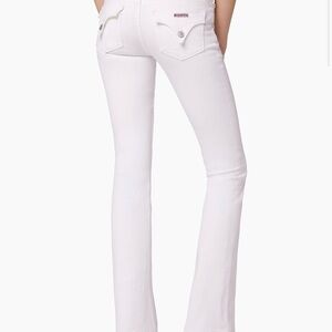 Hudson Jeans Beth Baby Boot Womens Size 27  NWT White Retail $165